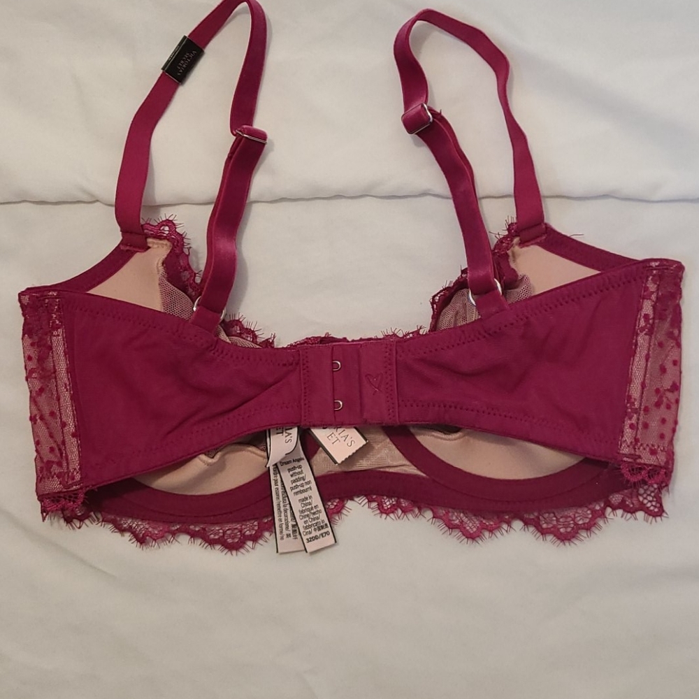 🥳LAST ONE 32DD🥳BUY 1 GET 1 FREE VICTORIA SECRET DREAM ANGELS BRA - Picture 7 of 11
